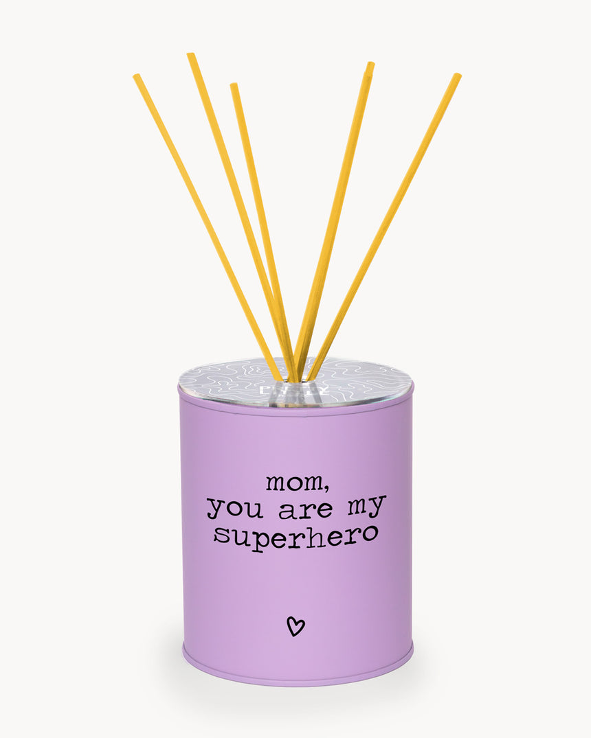 Profumatore - mom, you are my superhero - Lilla